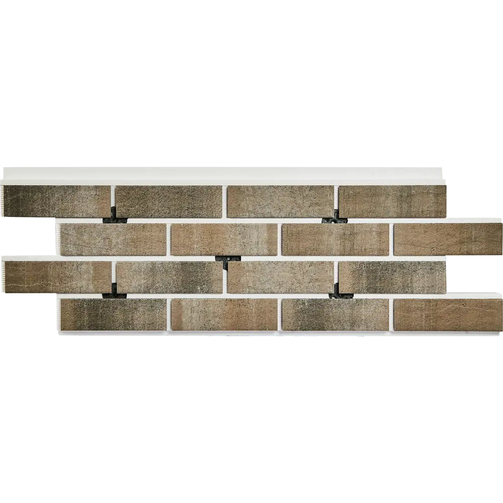 Термопанель рядовая Мосстрой-31 Brick Stone бежевый 118x41x5 см STLM-2121305