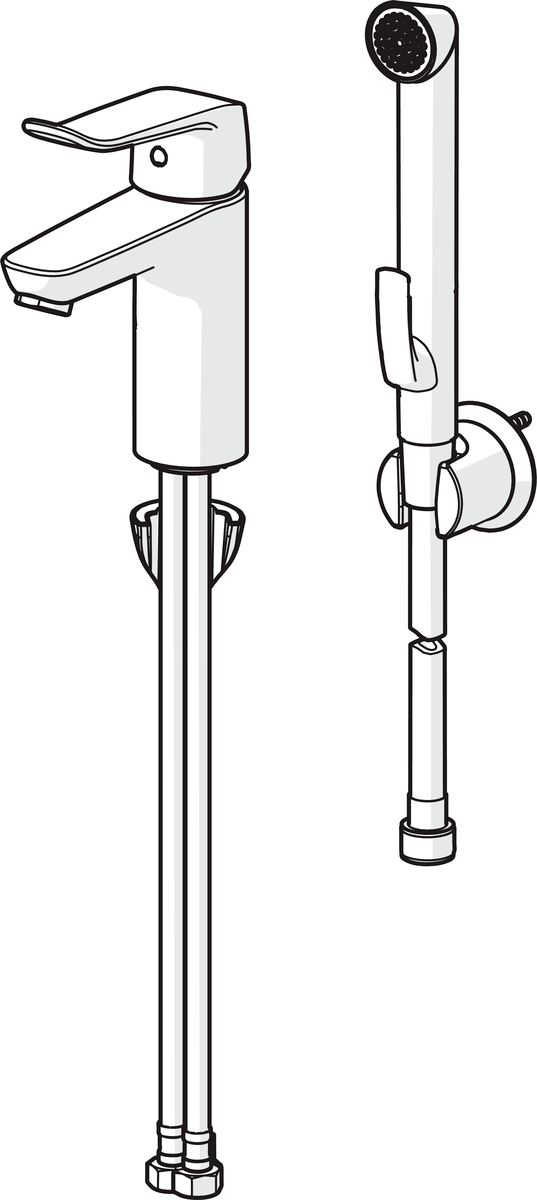 Oras 5701F Смеситель для умывальника 5701F Care Хром  - Вид №2