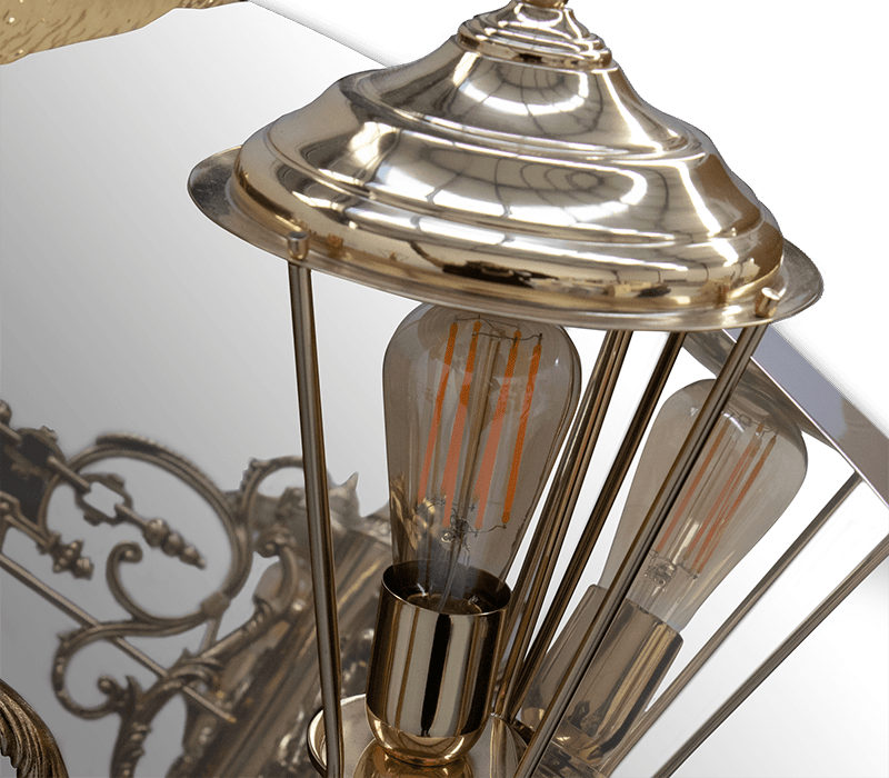 0-078 Люмьер круглое зеркало Boca Do Lobo  - Вид №7