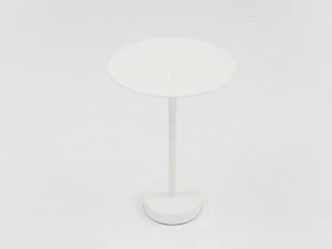 Danese Milano Круглый высокий журнальный столик из окрашенного металла Bincan