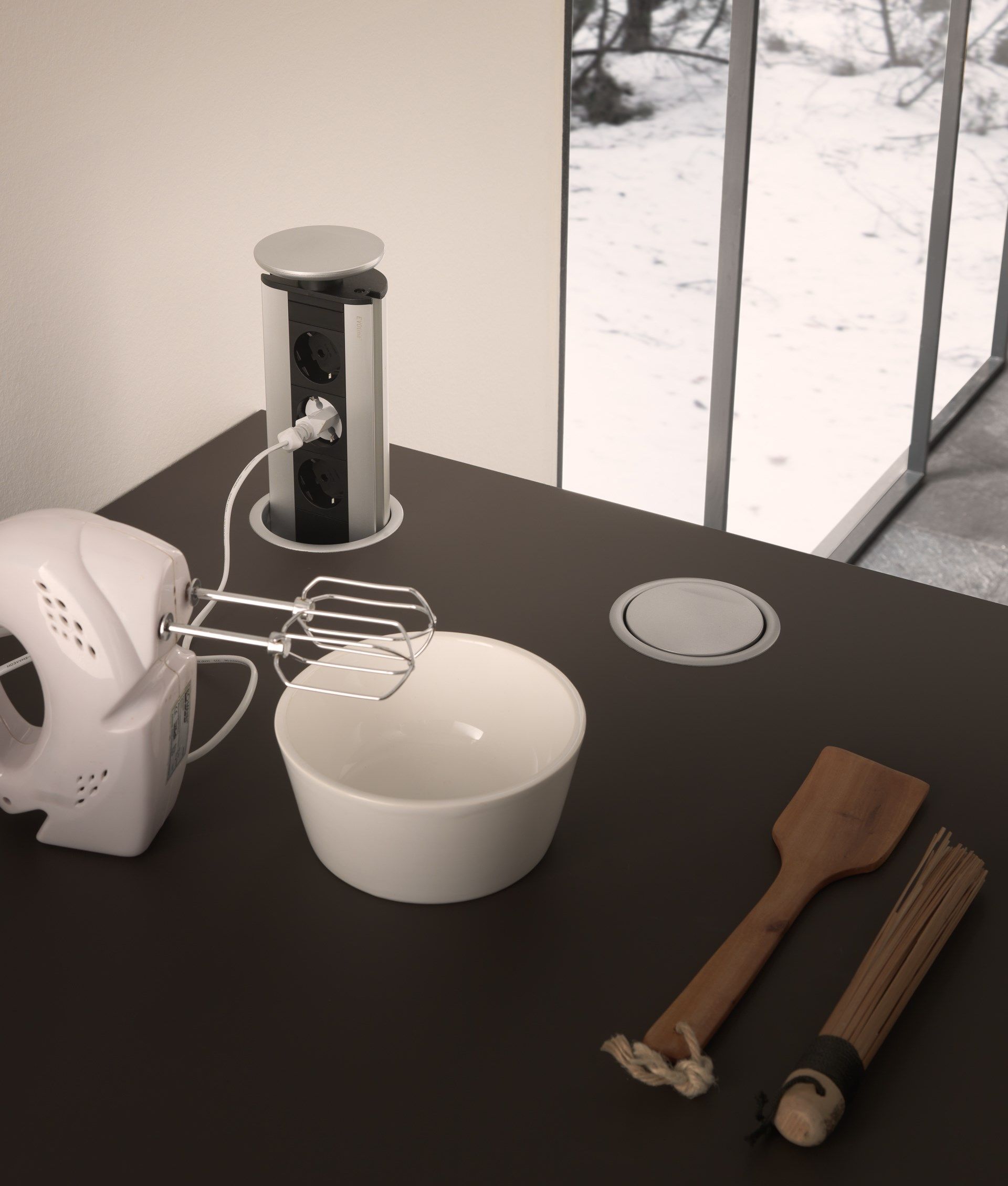 Кухня без ручек с полуостровом Floritelli Cucine ARCH-00124825 - Вид №12