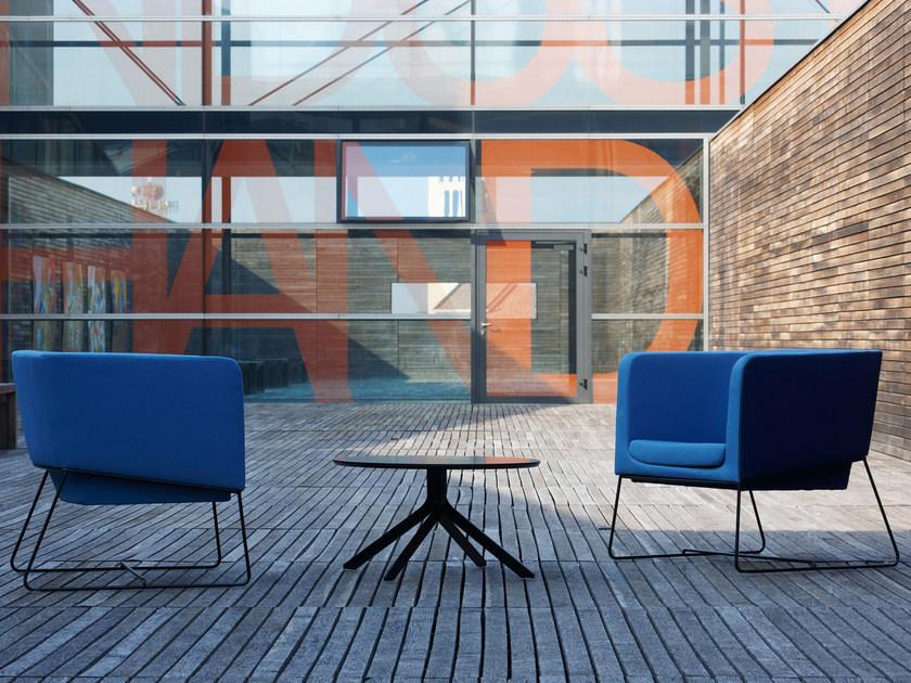 ROSSIN Мягкое кресло-санки с подлокотниками Tonic metal sun-id-1477626 - Вид №4