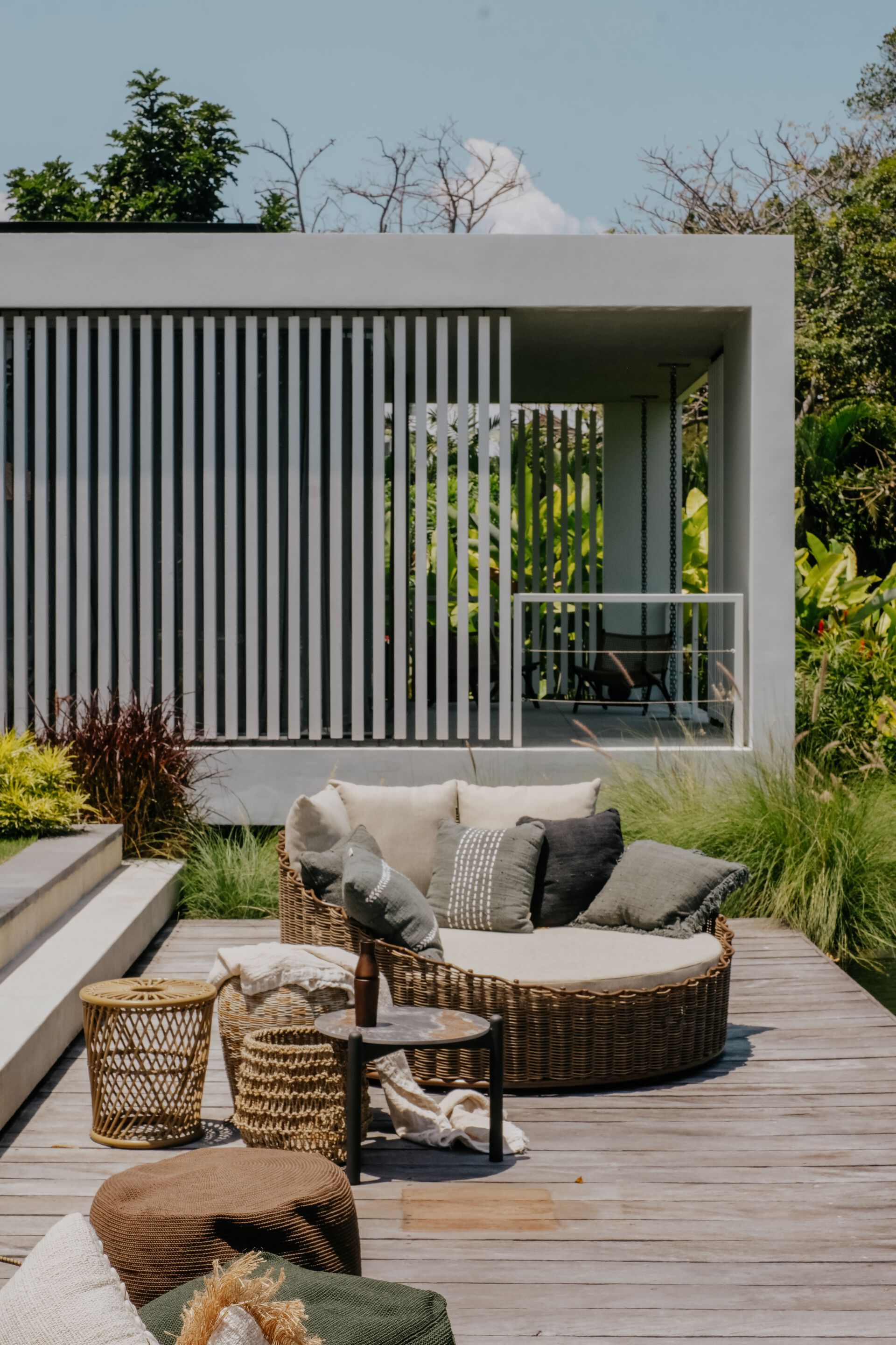 Круглая Садовая кровать из синтетического волокна cbdesign Mira ARCH-00104896 - Вид №1