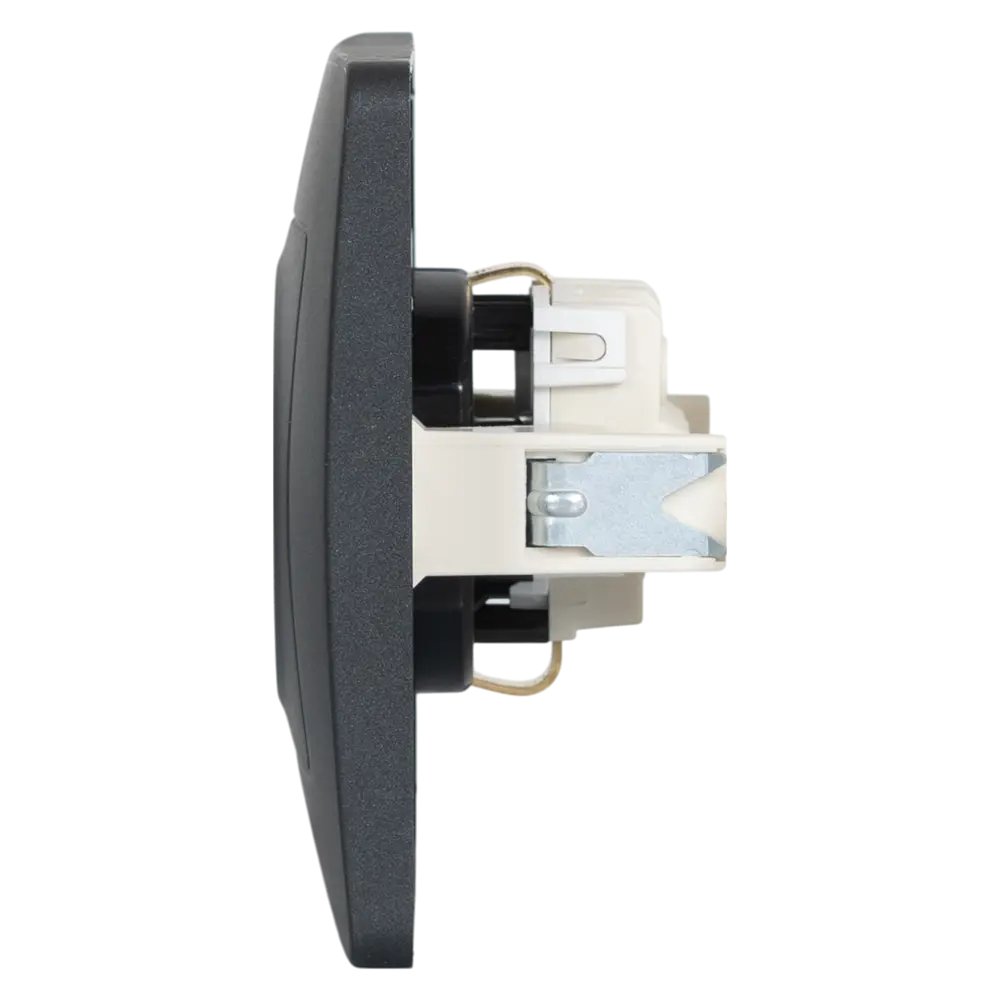Розетка встраиваемая Systeme Electric Blanca с заземлением цвет антрацит 86728843 STLM-2061628 - Вид №3
