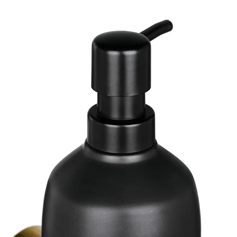 Дозатор для жидкого мыла Moroshka Oro Nero цвет чёрный/золотой STLM-2100588 - Вид №3