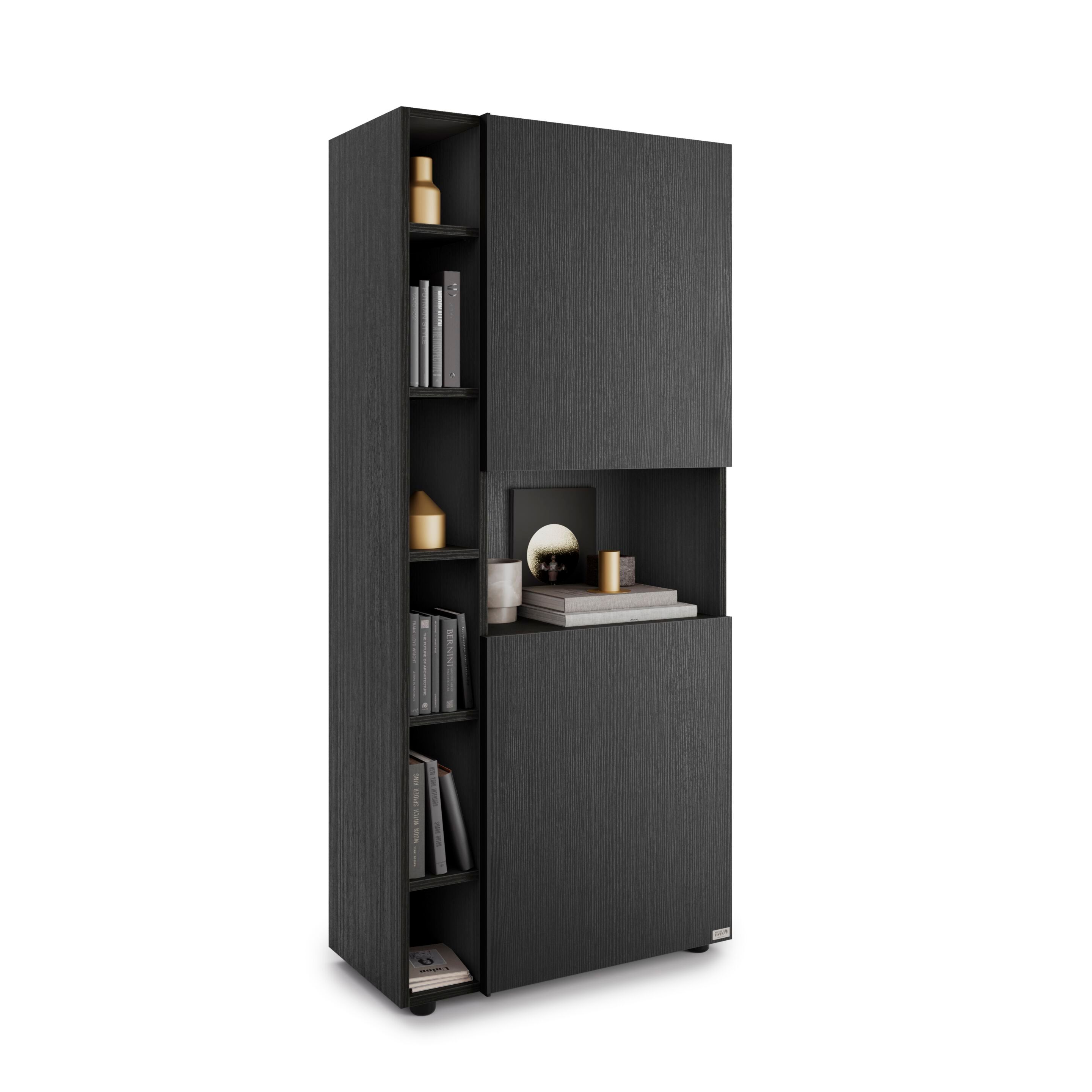 Настенный книжный шкаф из меламинированного материала Mobili Fiver ROMINA ARCH-00138664 - Вид №30