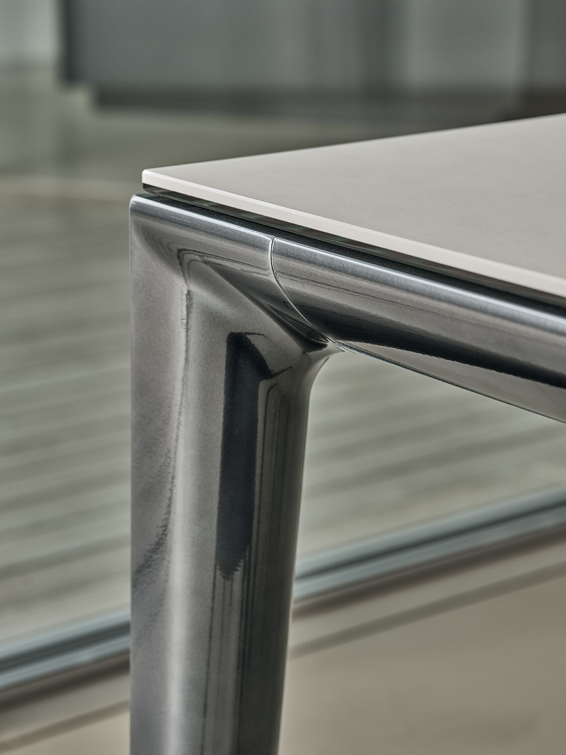 Прямоугольный выдвижной стол из стали и SuperMarmo Bontempi Casa DUKE ARCH-00056212 - Вид №1