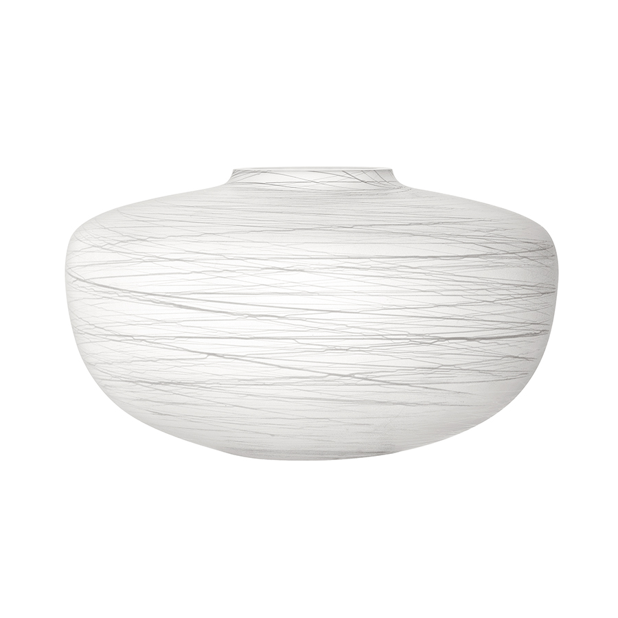 G1606-17-153 Ваза boulder 17,5 см белая LSA International 