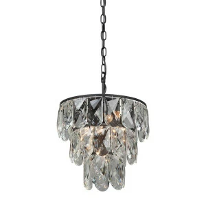 Подвесная люстра Vitaluce V5263-1/6+1 VITALUCE ДИЗАЙНЕРСКИЕ 328111 Черный;прозрачный