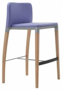 Segis Табурет высокий, обитый тканью, со спинкой Zenith G0002
