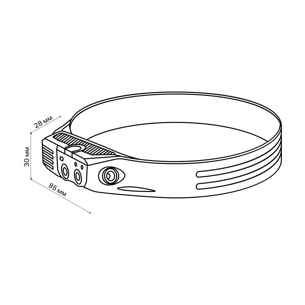 Налобный фонарь Ritter с регулируемой яркостью и эргономичной посадкой 88958387 STLM-1109726 - Вид №10
