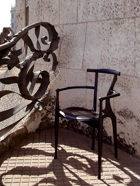 BD Barcelona Design Штабелируемый деревянный стул с подлокотниками Gaulino sun-id-1400098 - Вид №10