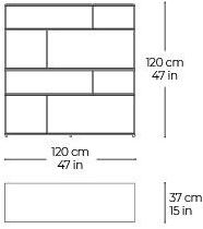 José Martínez Medina Открытый книжный шкаф с подсветкой Blacktone sun-id-1514520 - Вид №6