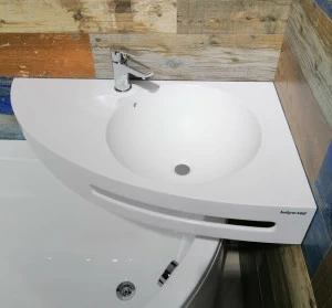 00922 Подвесная раковина настенная овальная Kolpa-San  белая