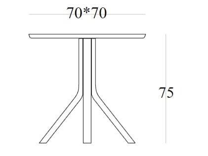 Круглый стол из ясеня SIPA дерево ARCH-00075307 - Вид №10