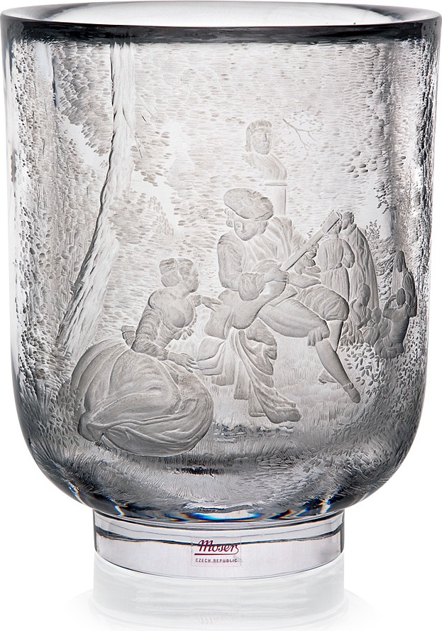 85500 Moser Ваза 20см "Игры любви" Хрусталь бессвинцовый 