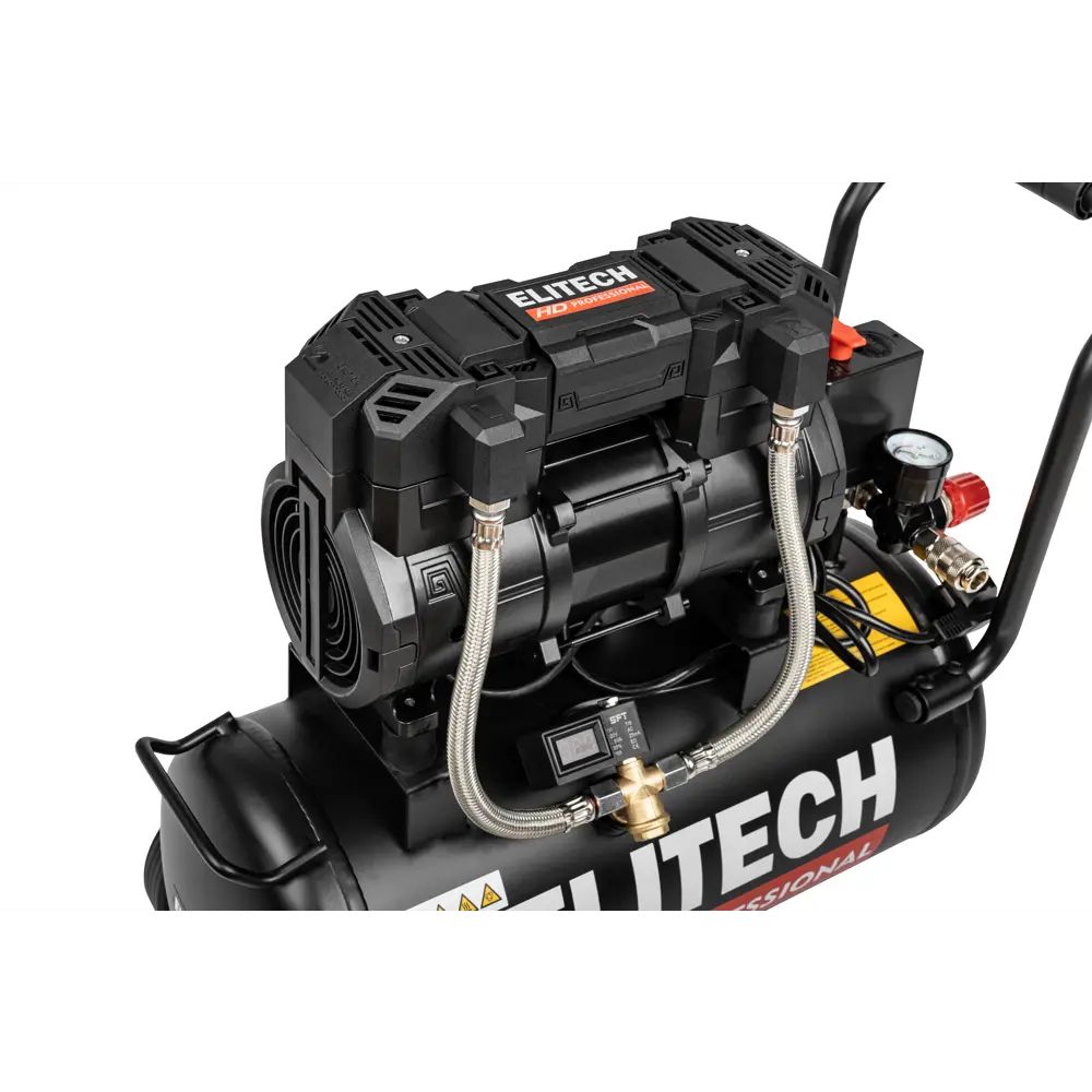 Компрессор сетевой поршневой безмасляный Elitech HD ACF 300-24S, 24 л 300 л/мин STLM-2106794 - Вид №5