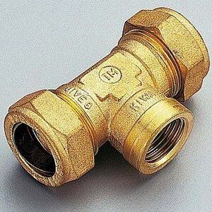 Тройник ВР 28 x 3/4" x 28 обжим TIEMME