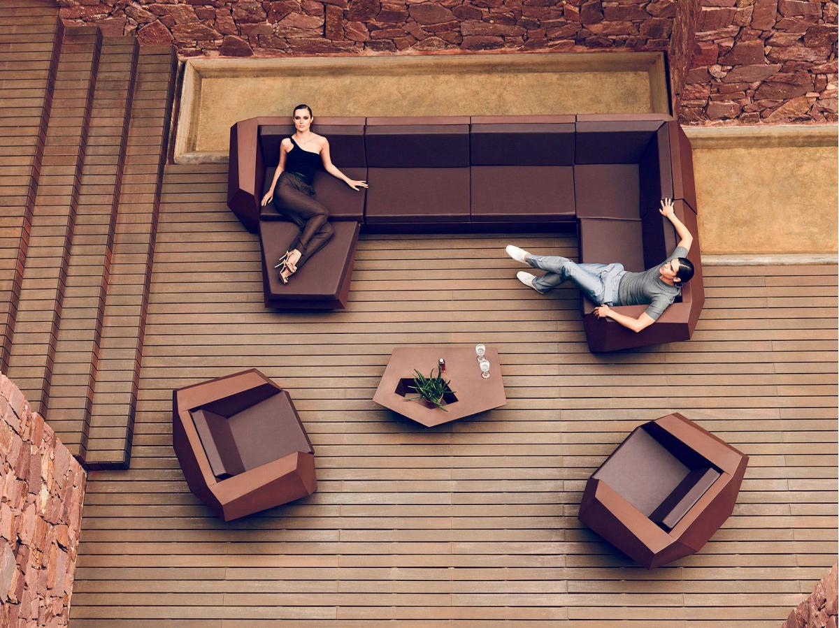 098067 Кресло-шезлог Vondom Faz - Вид №2