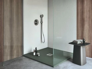 Fiora Квадратный душевой поддон из silxpol® Essential