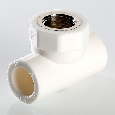 VTp.732.0.02004 Фитинг полипропиленовый – тройник с переходом на внутреннюю резьбу Valtec 20 мм х 1/2"  - Вид №3