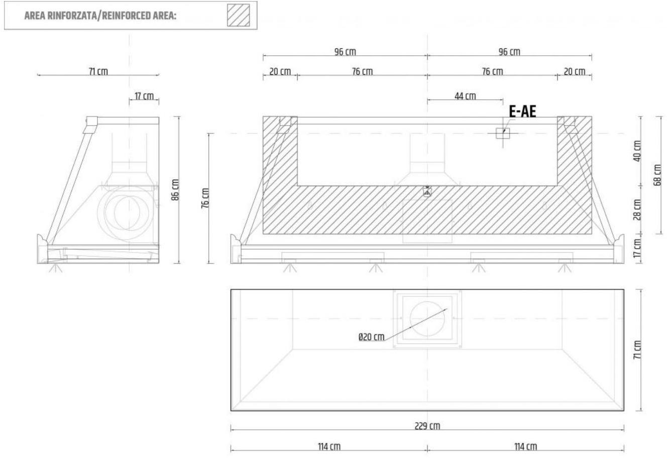 Профессиональная настенная медная вытяжка со встроенной подсветкой Santreyd sun-id-1433363 - Вид №6