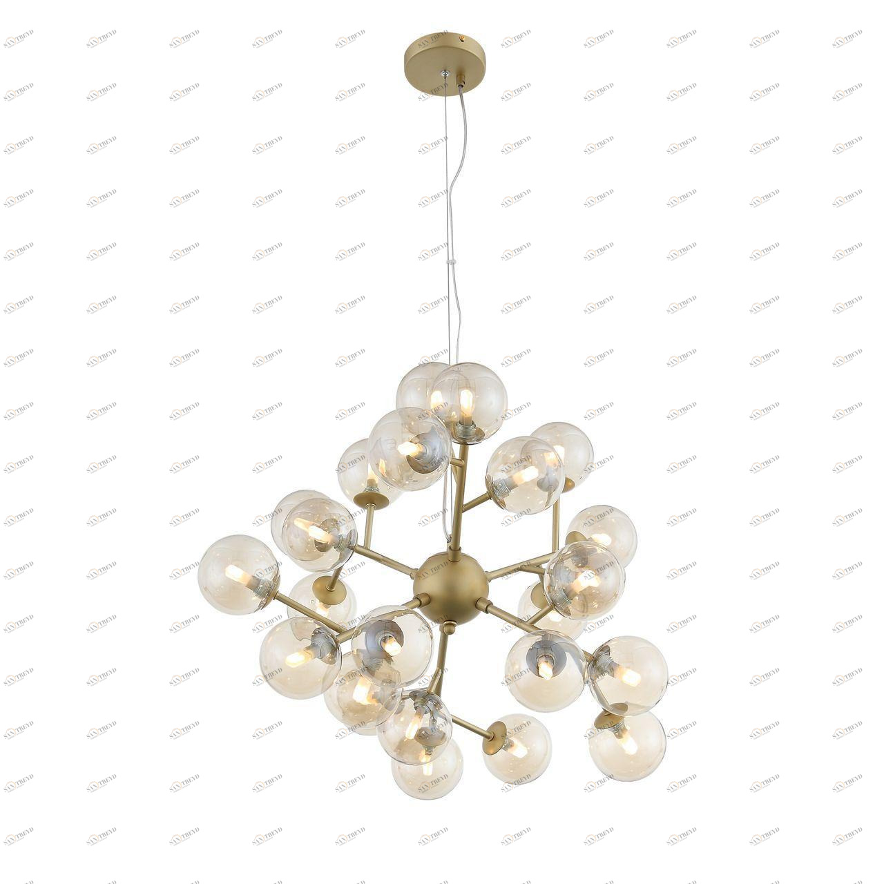 Подвесная люстра ST Luce Pallеre SL438.203.24 ST LUCE ДИЗАЙНЕРСКИЕ, PALLЕRE, ШАР 222847 Янтарный 