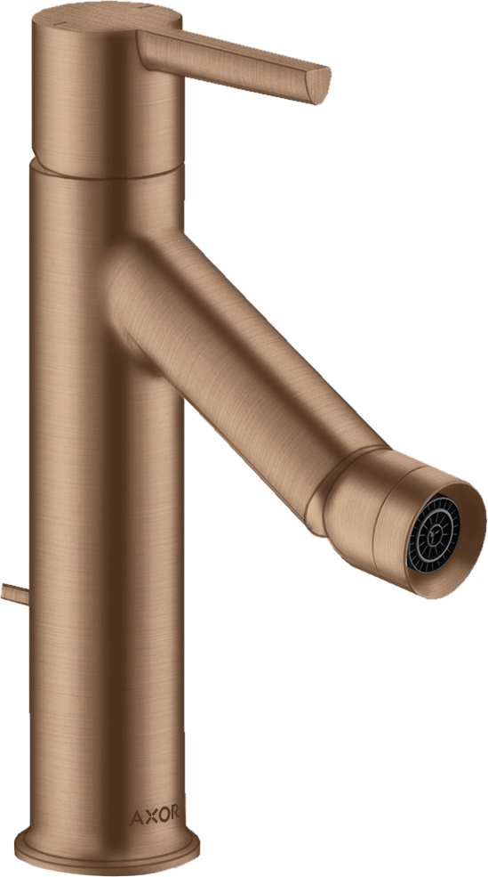 10214310 Смеситель для биде, однорычажный, с рычажной ручкой и сливным гарнитуром AXOR STARCK