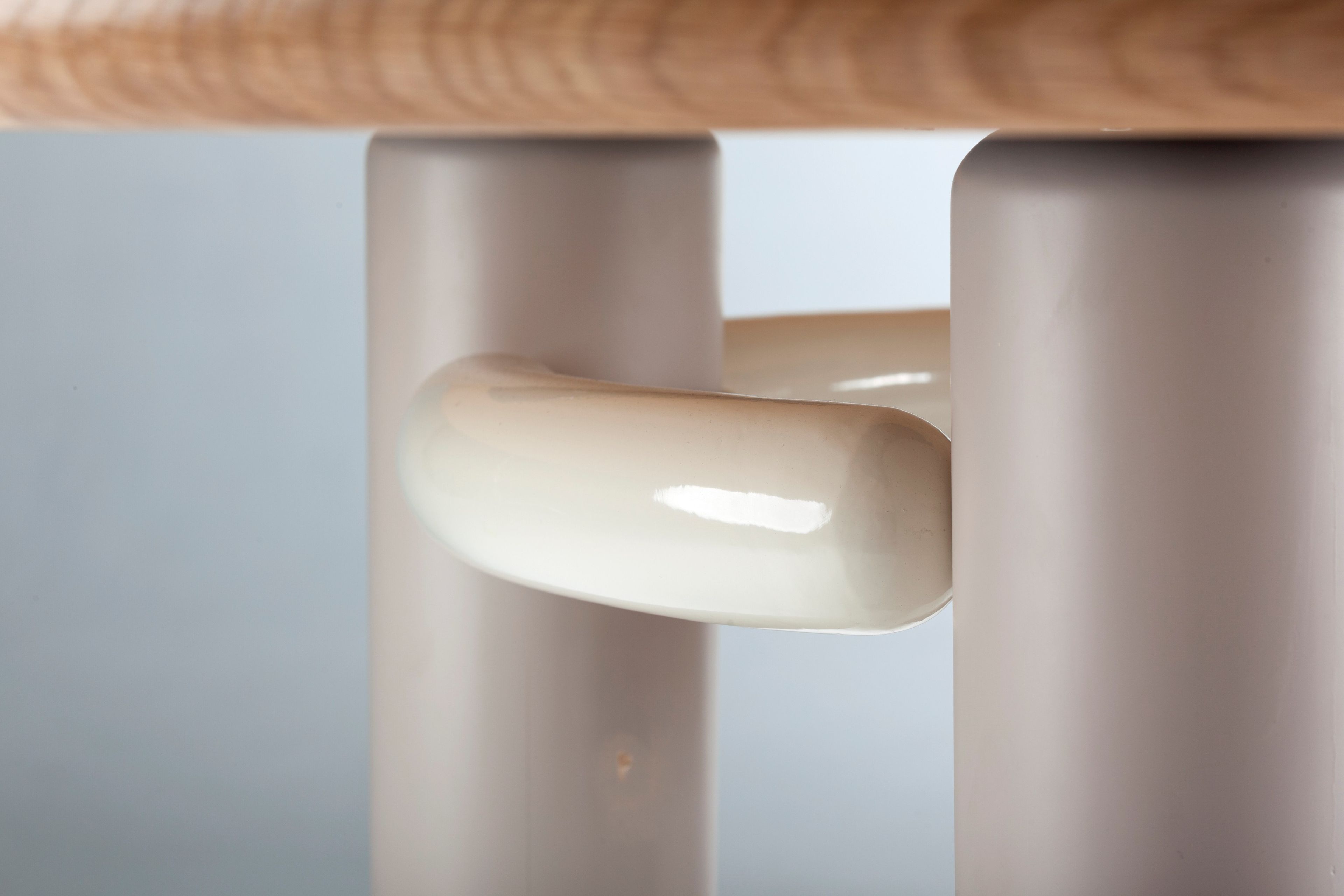 Круглый дубовый обеденный стол Mambo Unlimited Ideas KAI ARCH-00039643 - Вид №3