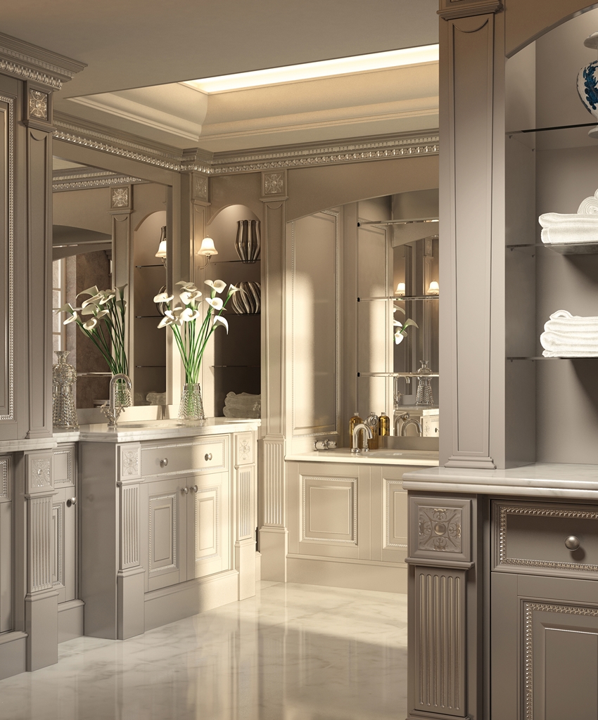 Regency15 Tifernoit Ванная в стиле Регентства Bagno  - Вид №1