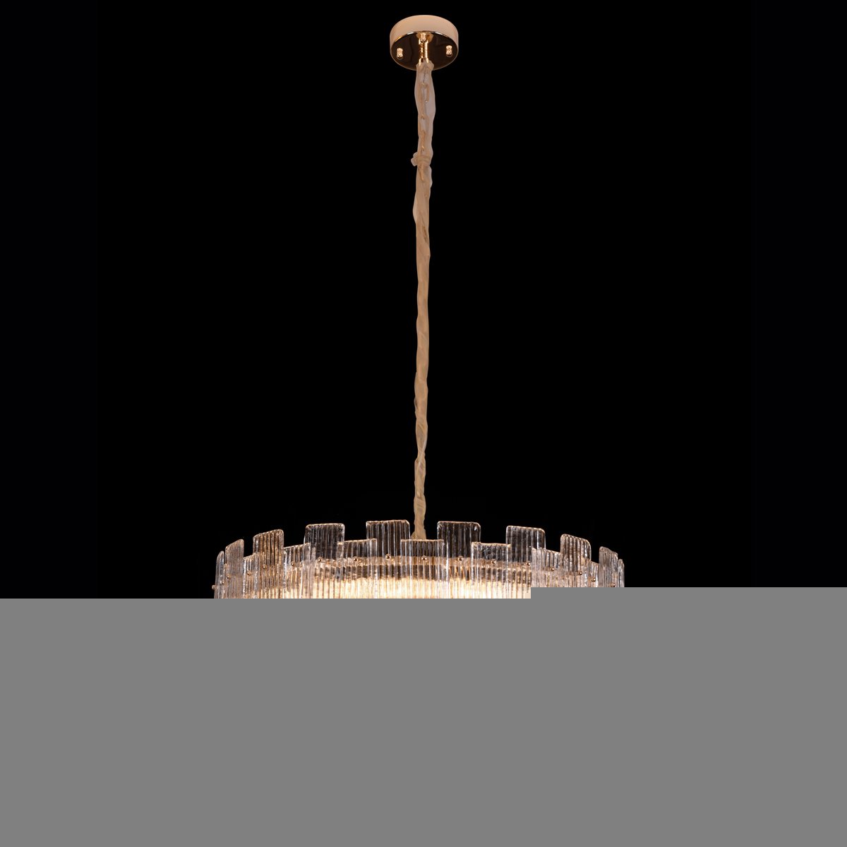 Подвесной светильник 8113 L9 от Delight Collection DELIGHT COLLECTION ДИЗАЙНЕРСКИЕ 243936 Прозрачный;золото  - Вид №2