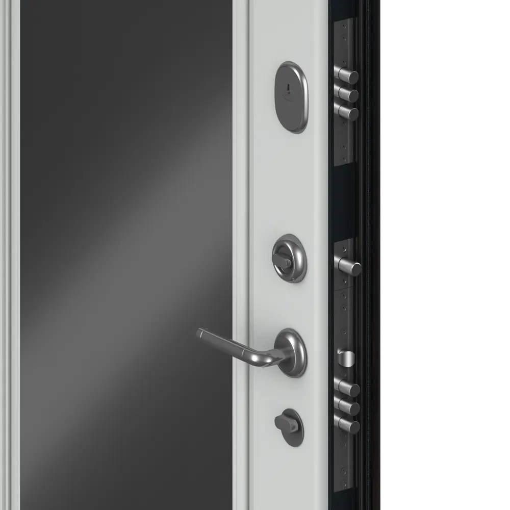 Дверь входная металлическая Премиум New 88x205 см правая белый с зеркалом DOORHAN STLM-2140953 - Вид №4