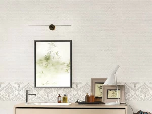 Italgraniti Трехмерная мозаика из белой керамики с эффектом камня Nordic stone wall