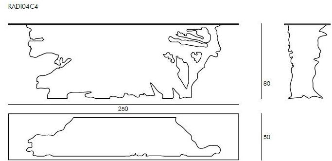 Il Giardino di Legno Прямоугольный стол для гостиной Radice Radi04c4 - Вид №4