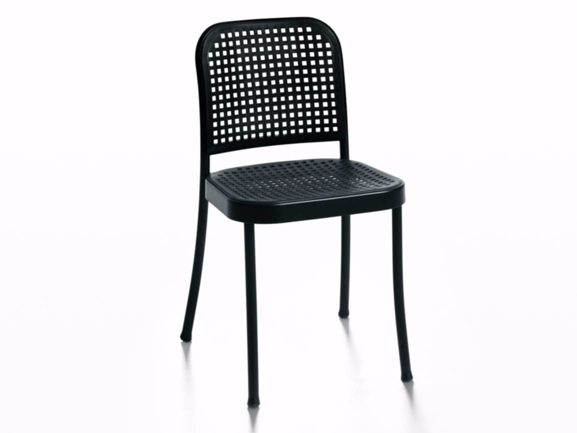 Алюминиевый штабелируемый садовый стул DE PADOVA Silver ARCH-00091888 - Вид №2