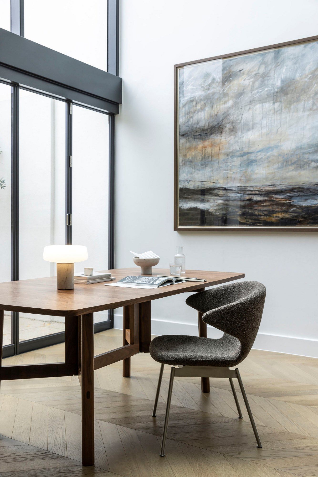 Мягкий тканевый стул с подлокотниками Case Ella ARCH-00086524 - Вид №37