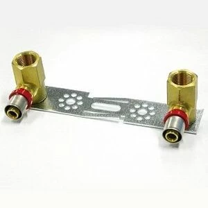 Угол двойной на планке BP 20х1/2" пресс TIEMME