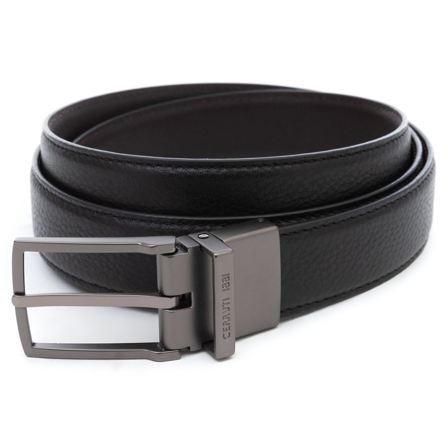 CECU01606M125 Black Ремень CECU01606M125 Cerruti Belts 