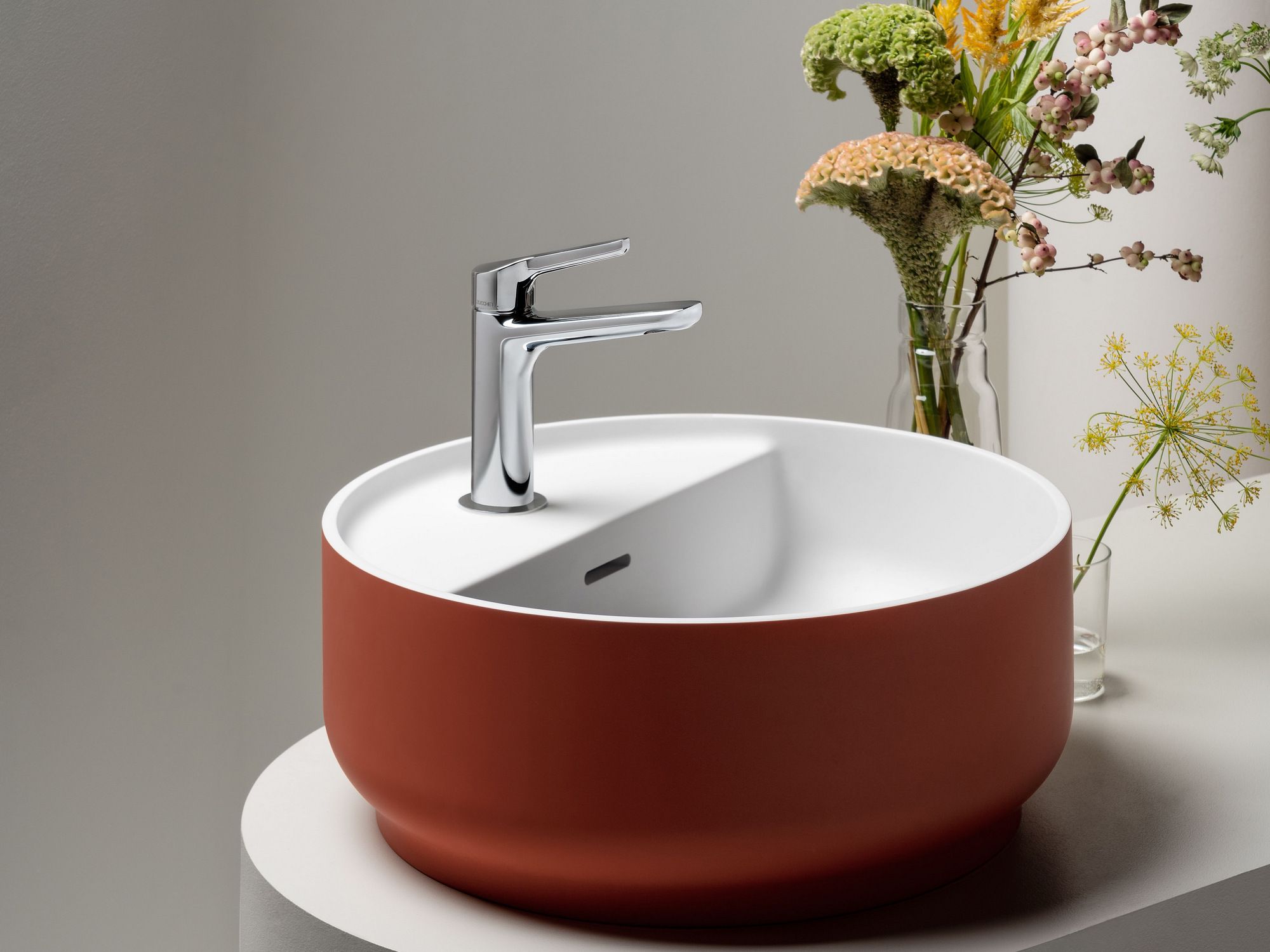 Круглая столешница из Cristalplant® biobased Zucchetti Beam ARCH-00028682 - Вид №4