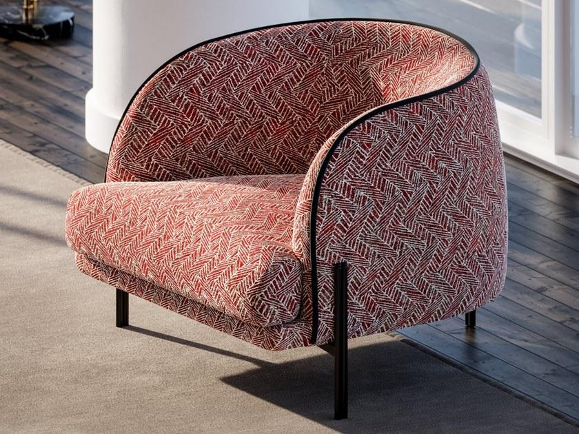 Liu Jo Living Collection Кресло с обивкой из ткани с подлокотниками Ceci est un caillou Cl1pno - Вид №2