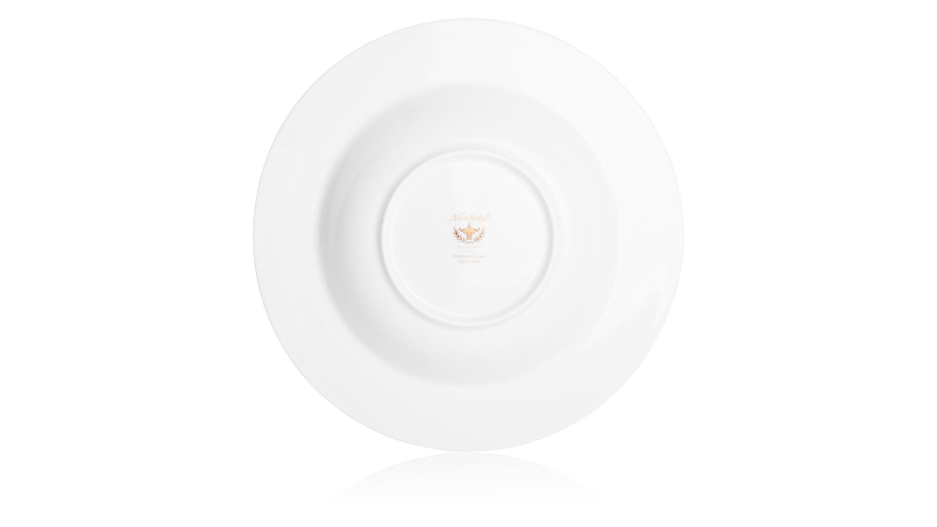 10654843 Noritake Набор тарелок суповых Noritake "Чатлайн, золотой кант" 28см, 6 шт Фарфор костяной  - Вид №2