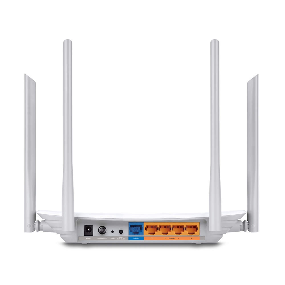 Archer A5 Ac1200 wireless dual band router, mediatek, 1 wan + 4 lan ports 10/100 mbps, 4 fixed antennas TP-Link Santreyd  - Вид №2