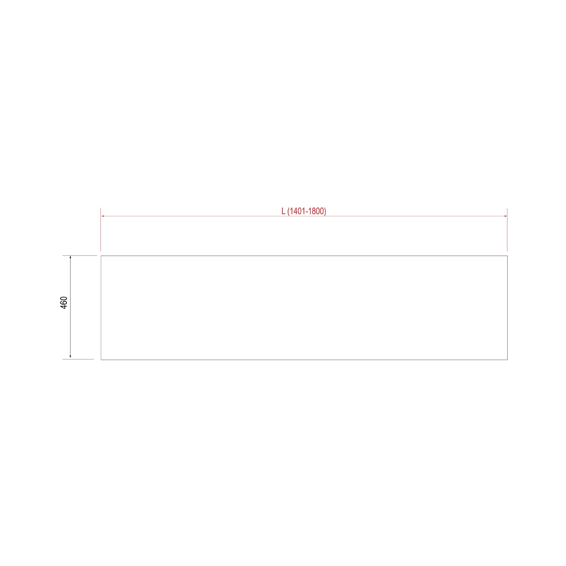 23022 SALGAR Столешница от 1401 до 1800 ДУБ АФРИКАНСКИЙ 40 мм  - Вид №1