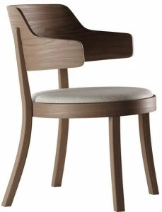 horgenglarus Стул из массива дерева со встроенной подушкой Seley