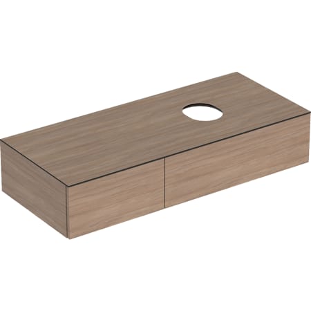 501.174.00.1 Шкафчик для накладной раковины Geberit VariForm, с двумя выдвижными ящиками, полкой и сифоном Geberit  - Вид №10