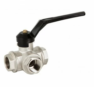 GENEBRE 3080 07 Трехходовой шаровой кран типа «L» (3070) и типа «T» (3080)