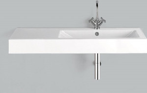 4289200400 Умывальник, wt.gr1250h.r, белая, для простого ухода Alape серия GR