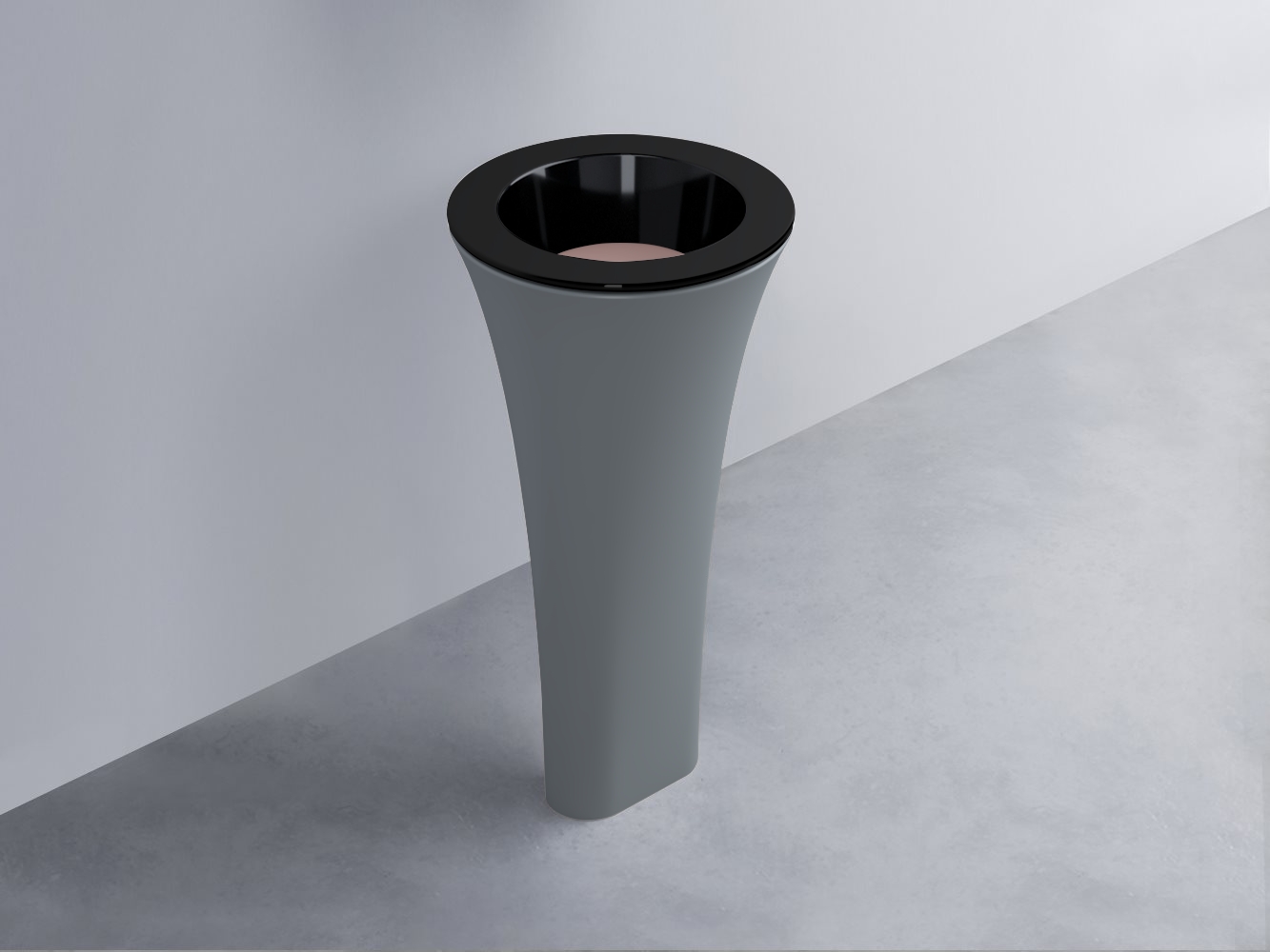 AMLA45-N+AMPILT-CP+AMCOLT-BR Раковина Amedeo Tondo отдельностоящая cielo Enjoy + Amedeo Ceramica Cielo