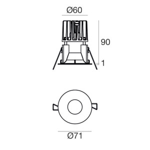 Круглый прожектор
