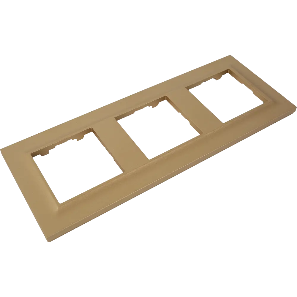 Рамка Legrand Structura золото для розеток и выключателей 82064629 STLM-0018618 - Вид №2